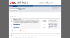 Desktop Screenshot of forum.mm-trains.de